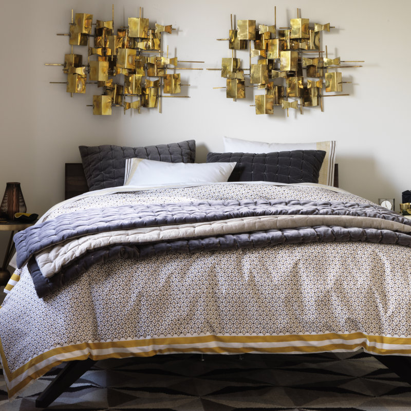 Folded Brass Wall Decor