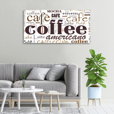 Coffee - No Frame Print on Canvas