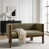 Vert, boucle noyer