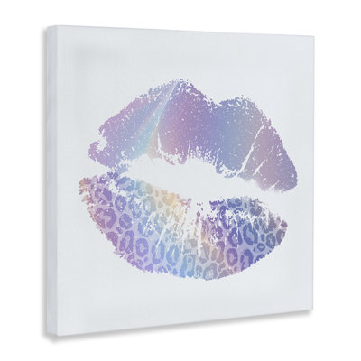 Purple Rainbow Lipstick Canvas, design by Kim Allen