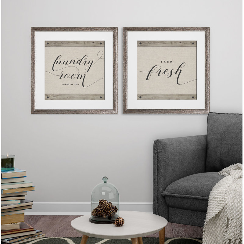 " Laundry Room " 2 - Pieces, Brown