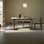 Modern rectangular simple dining table