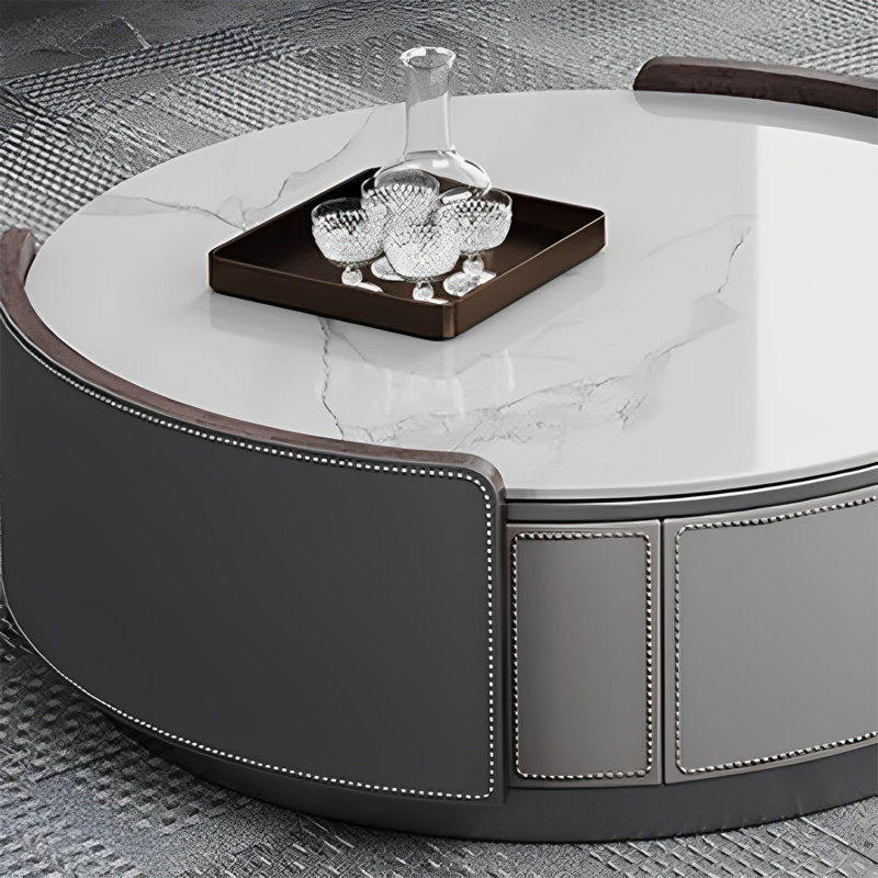Debarghya Coffee Table, 11.81" H x 35.43" L x 35.43" W