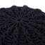 Pouf rond en coton Bordeaux-106806902