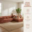 Canapé-lit modulaire avec repose-pieds Boneless-1054836887