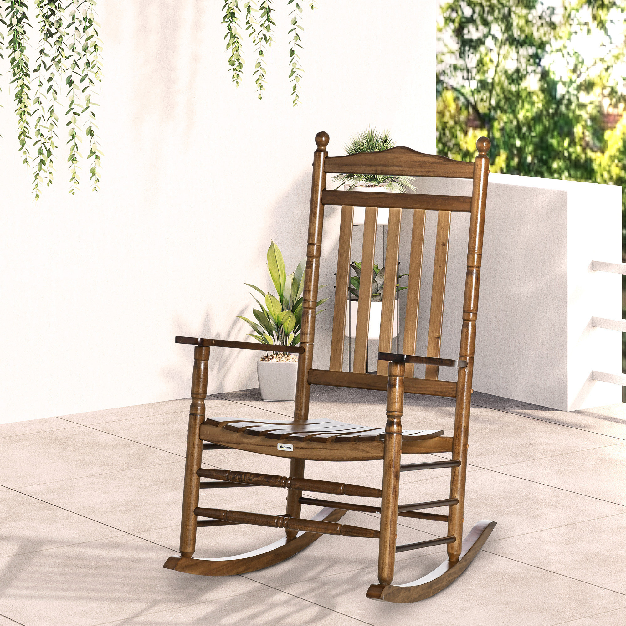 Lark Manor™ Back Rocking Chair For Porch Wayfair