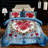 Flannel Floral Comforter Set