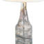 Ensemble de lampes de table décoratives en verre, base en cristal et abat-jour en lin doux, lampe d'appoint à intensité variable pour les espaces de vie intérieurs (sans ampoule incluse)