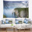 Tapisserie plage Etretat Aval-28508423