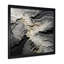 Geode de pierre grise brisée, minimalisme encadré sur toile-461869356-461869354