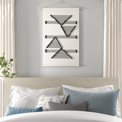 Cotton Hand Woven Abstract Wall Hanging 