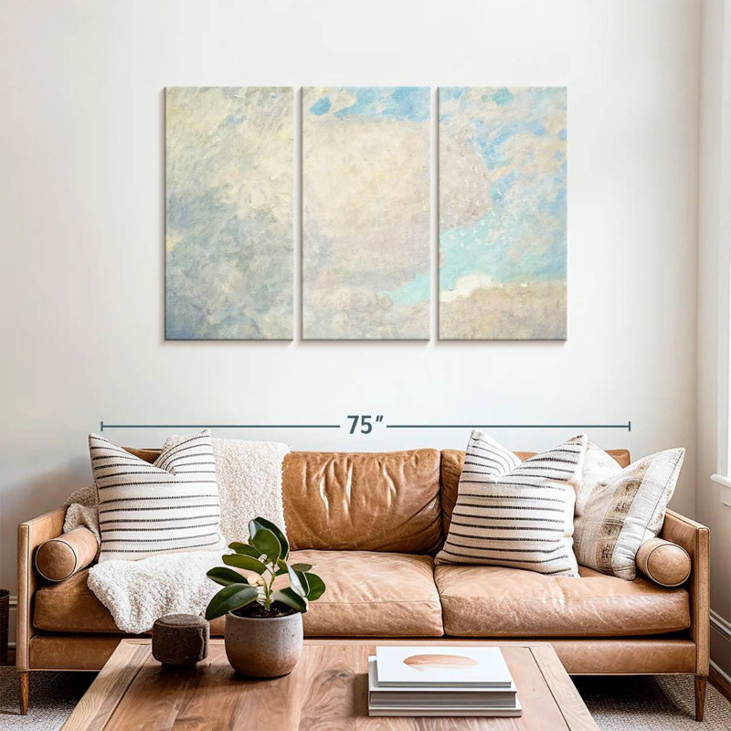 Avery White Clouds Blue Sky, 36" H x 57" W