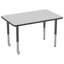 Table rectangulaire d'activité rectangulaire avec pieds réglables-49447492-99105923-99105965