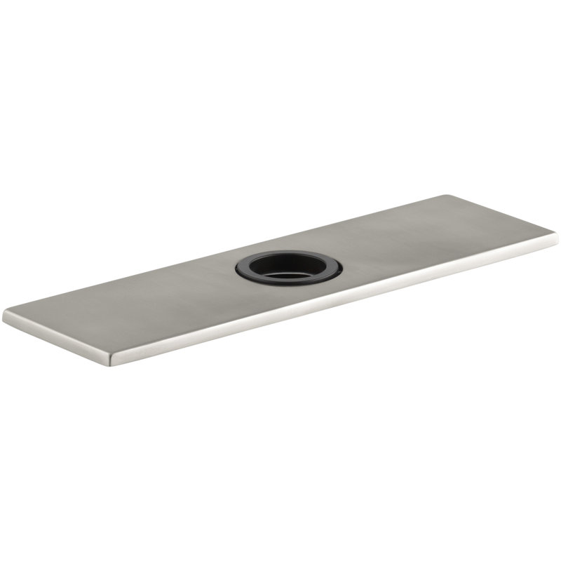 Plaque carrée optionnelle pour robinet Insight, Acier inoxydable vibrant