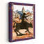 Western Cowboy sur taureau abstrait, art mural contemporain-129000938