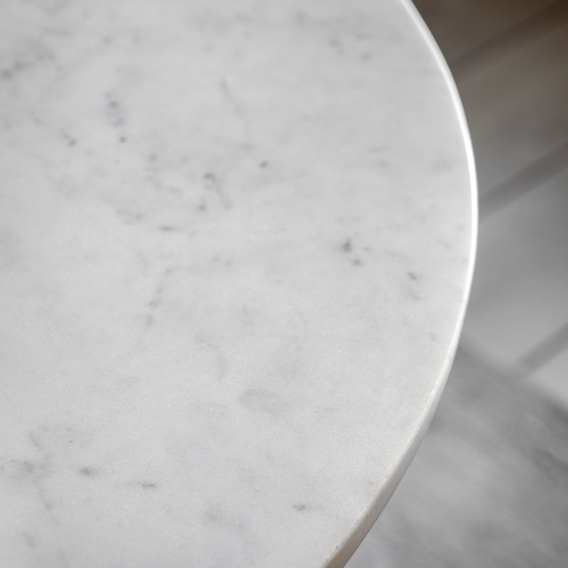 Conayr Oval Marble Top Dining Table