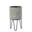 Cache-pot en métal 2 pièces Quillen