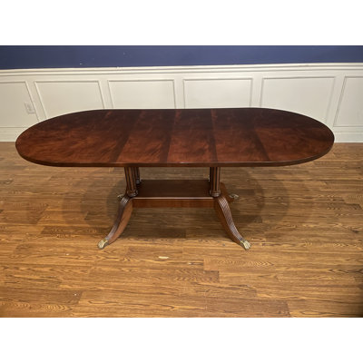 Petite Oval Mahogany Dining Table