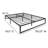 Tabares 14 Inch Metal Platform Bed Frame/Steel Slat Support/No Box Spring Needed-1259347922