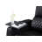 Leather Power Reclining Home Theater Seating with Cup Holder-864351166