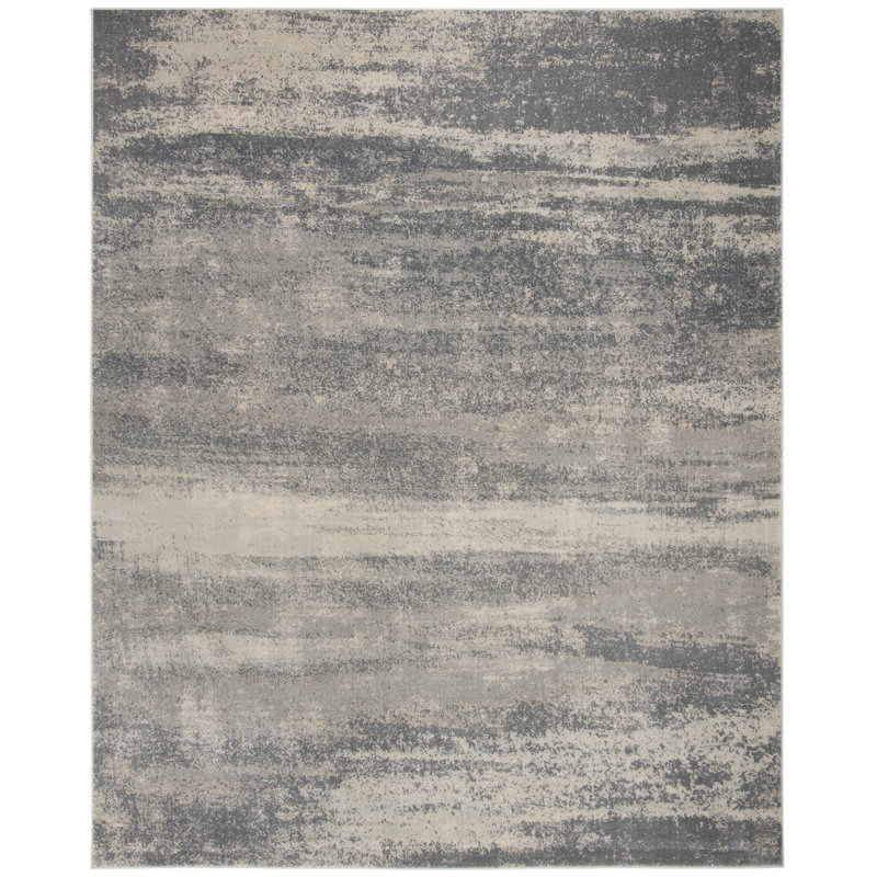 Tapis abstrait Huston Noble Performance, Rectangle 5 pi 1 po x 7 pi 6 po