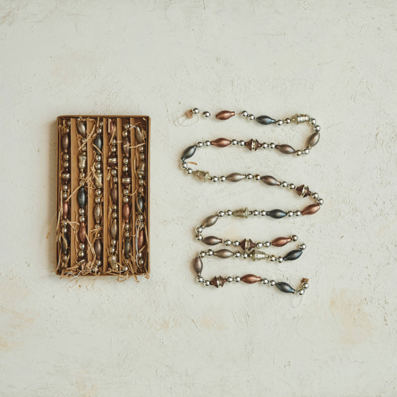 Glass Garland In Kraft Box