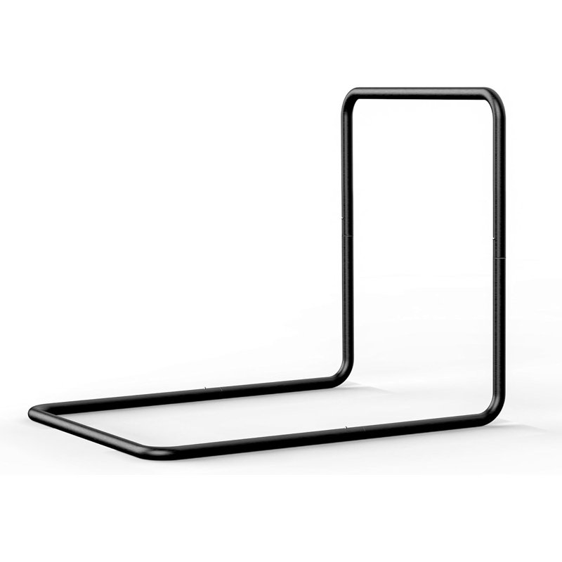 Structure de support de canapé en forme de L en métal Wowmax, accessoire de support de canapé autoportant, assemblage facile, support dorsal robuste, canapé non inclus
