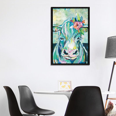 Sweet Cow by Jessica Mingo - Painting on Canvas