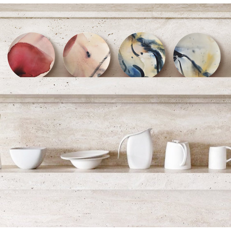 Assiette en porcelaine fine n ° 7 de Fanyu Lin