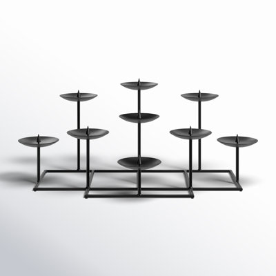 9'' H Metal Tabletop Candelabra