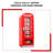 Coca-Cola Vending Machine Mini Fridge 12V DC 110V AC 10 Can Cooler, Red