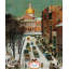 "Park Street, Boston" par John Falter, reproduction sur toile tendue-15880228