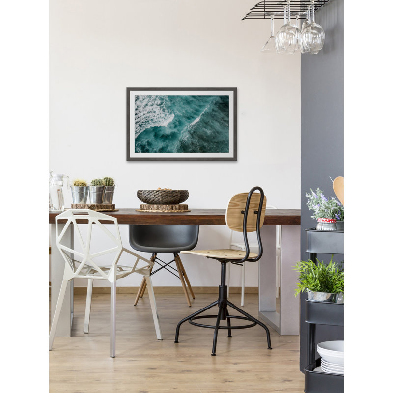 Ocean Waves by Hassan Ishan - Single Picture Frame Print, 61cm H x 91cm W