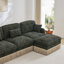 Comfy Chenille Leopard Printing Loveseat Sofa-791335896