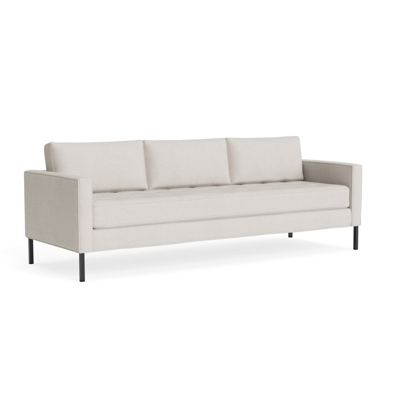 MTO - Paramount Sofa Metal Legs, 32" H x 95" W x 34" D, Sylvan Bone