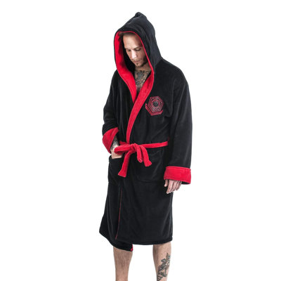 Star Wars Fleece Above Knee Bathrobe with Pockets and Hood