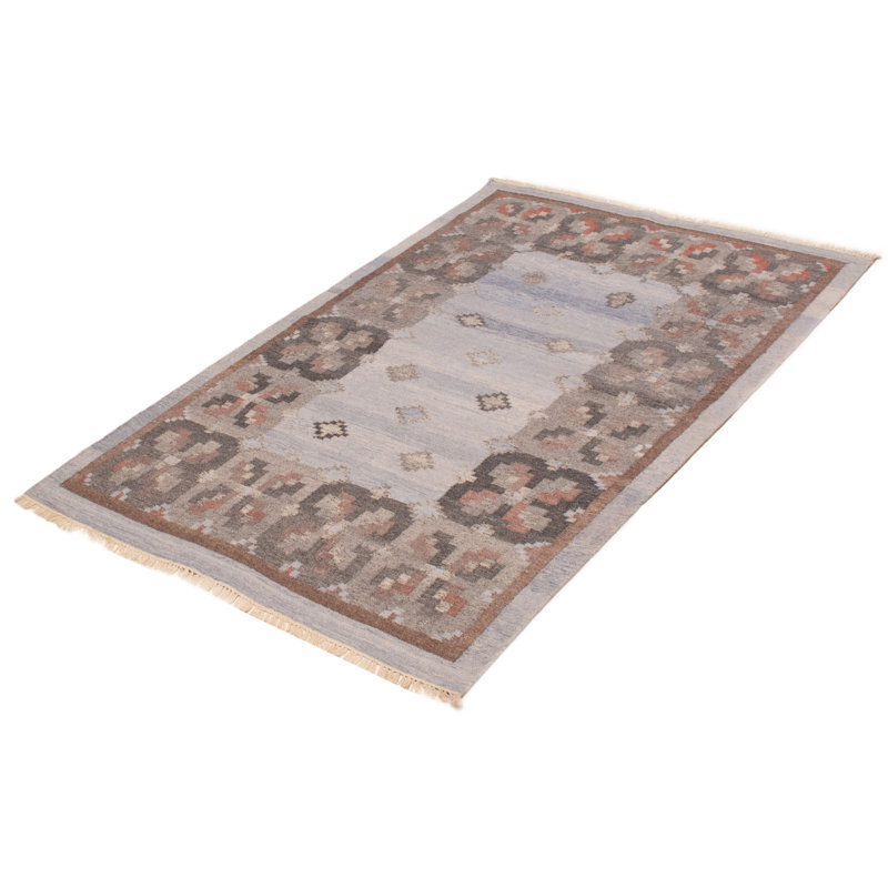 Kilim bleu Ankara FW 5 pi 2 po x 8 pi 0 po