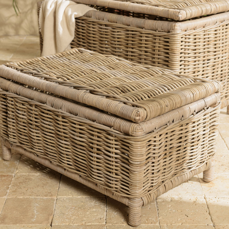Bay Isle Home Alisyn Rattan Decorative Basket