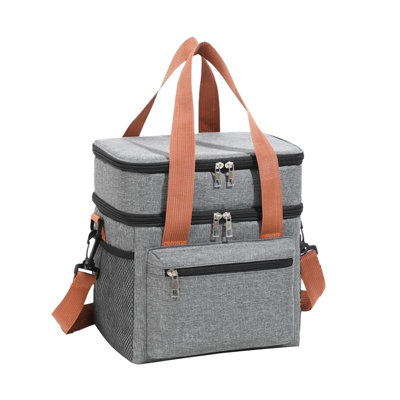 Water Bottle Insulating Lunch Bag With Waterproof Double Layer For Bento Milk Bottle And Meal Boxes Cooler Bag
