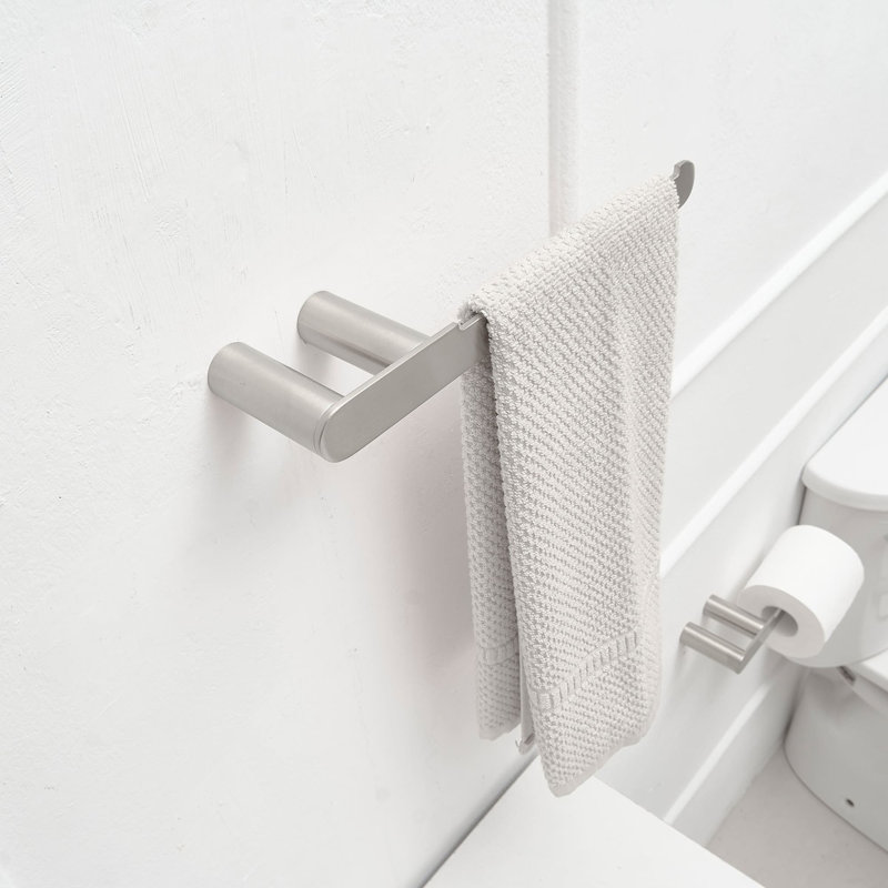 1 Ensemble de quincaillerie de salle de bain 5 pièces, Nickel brossé
