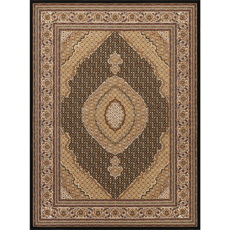 Tapis noir 2 pi 7 po x 9 pi 10 po Manc, Tapis de couloir 2 pi 7 po x 7 pi 3 po