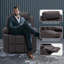Fauteuil inclinable de cinéma maison 29,5 po