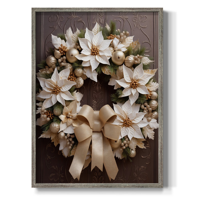 «Christmas Holiday Art DCCX», reproduction d'art encadrée - bois massif, H 11 po x l 9 po