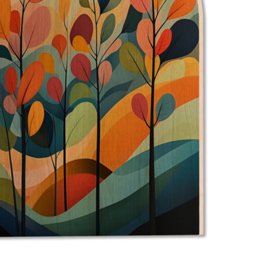 «Eucalyptus Blerie», art mural en bois