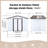 8 ft. W x 6 ft. D Metal Storage Shed
