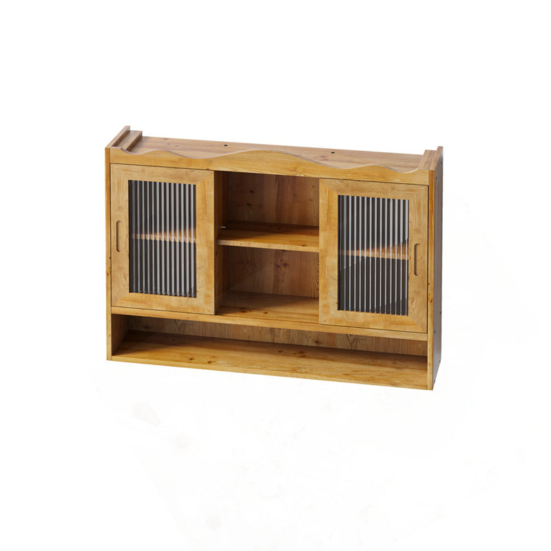 modern  Wall Cabinet, Natural, 35.4