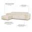 Romunda 3 Seater Sofa Bed-1326624725