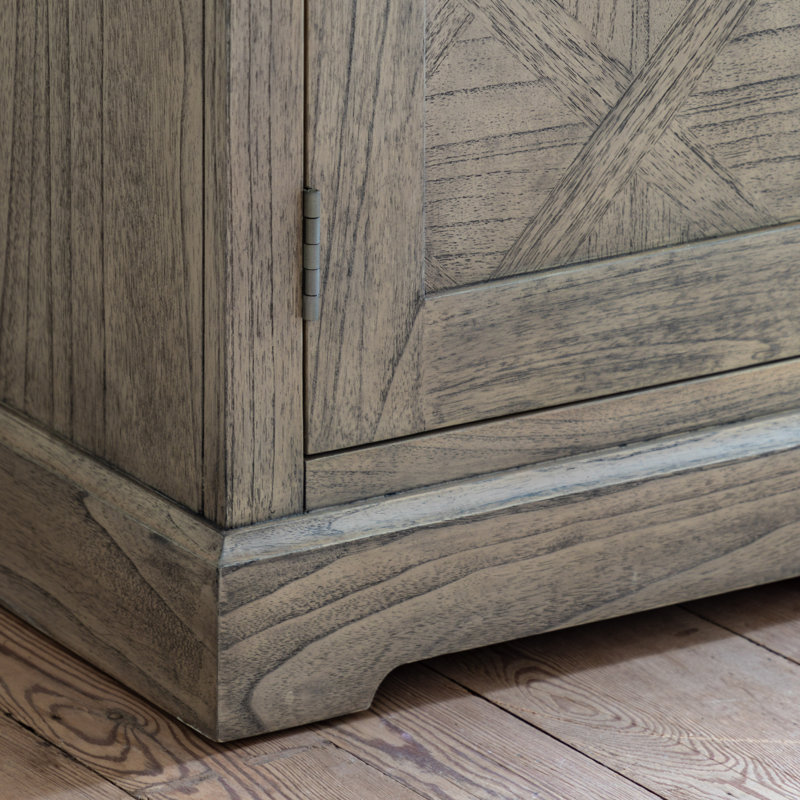 Heil Solid Wood 2 - Door Rectangle Accent Cabinet