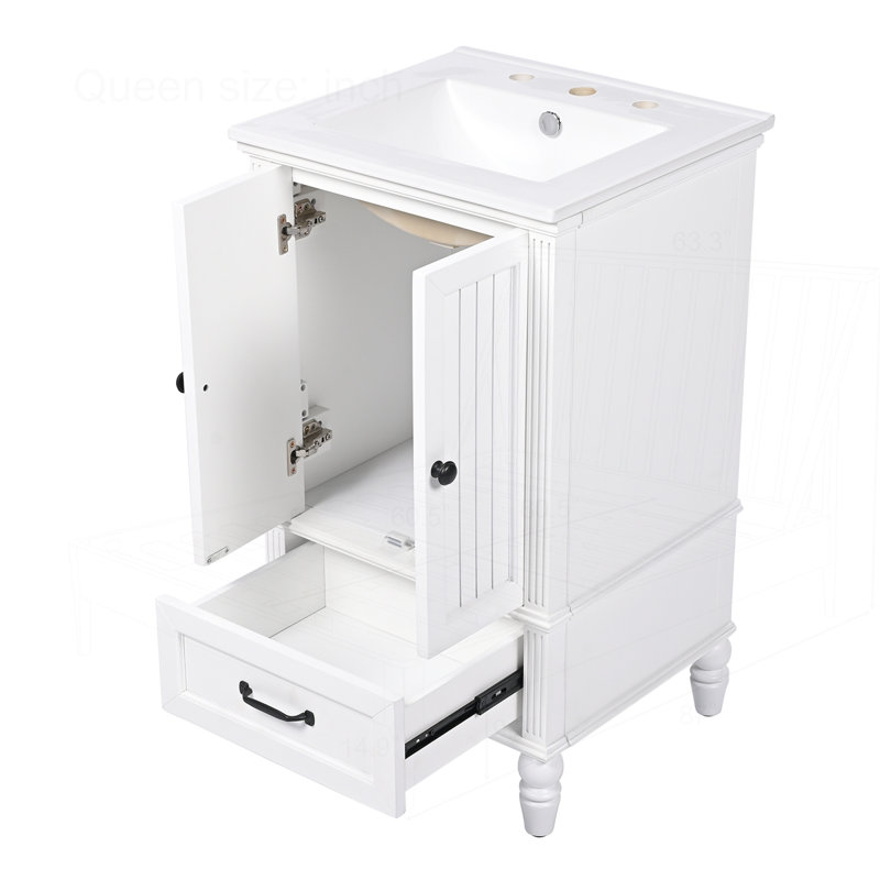 20" Bathroom Vanity with Sink