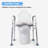 Adjustable Height Frame Toilet Seat Riser For Elderly And Disabled
